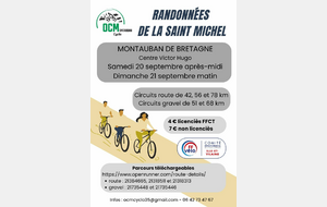 Samedi 20 et dimanche 21 septembre 2025 - Randonnées de Montauban De Bgne