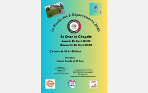 Samedi 25 Avril en après-midi et Dimanche 26 Avril en matinée.