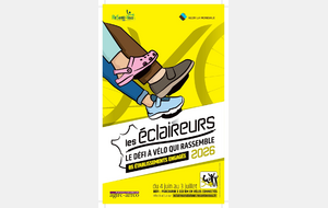 "Les éclaireurs, un défi à vélo qui rassemble" 03 juin au 04 juillet 2026.