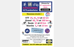 07 septembre 2025 - Ranodonnée LAMBALLE / LA POTERIE