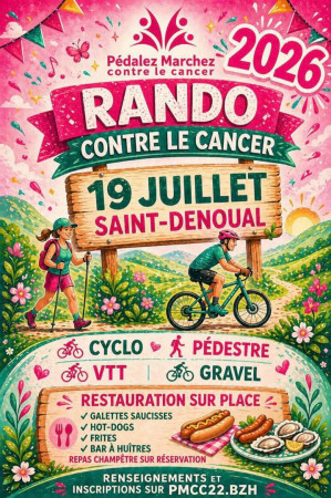 Dimanche 19 juillet 2026 - Randonnée de St-DENOUAL