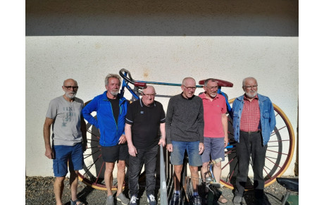 Les présidents de l'Amicale Cyclotourisme Broonaise