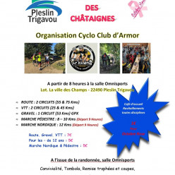 Dimanche 11 octobre 2026 - Randonnée Pleslin-Trigavou